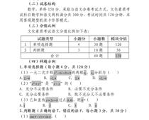 2023年河北省高職單招考試十類 和高職單招對(duì)口電子電工類、對(duì)口計(jì)算機(jī)類 文化素質(zhì)（數(shù)學(xué)）考試大綱